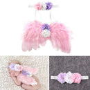 Kids Newborn Baby Infant Fancy Party Fairy Feather Angel Wings Christmas Party