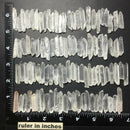 100% Natural Crystal White Quartz Small Points Terminated Wand Specimen 50g