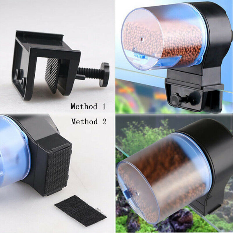 Auto Fish Feeder Fish Tank Dispenser+Aquarium Isolation Box Fish Breeder Box