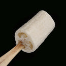 Natural Loofah Long Wood Handle Shower Bath Body Back Brush
