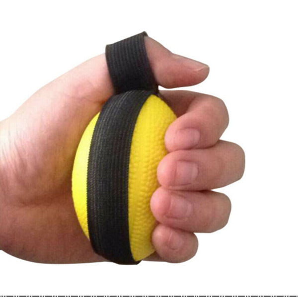 2x Hand Squeeze Ball Finger Strengthener Training Exerciser for Arthritis