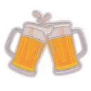 diy embroidery beer badge iron on patch for clothes stickers fabric  FT