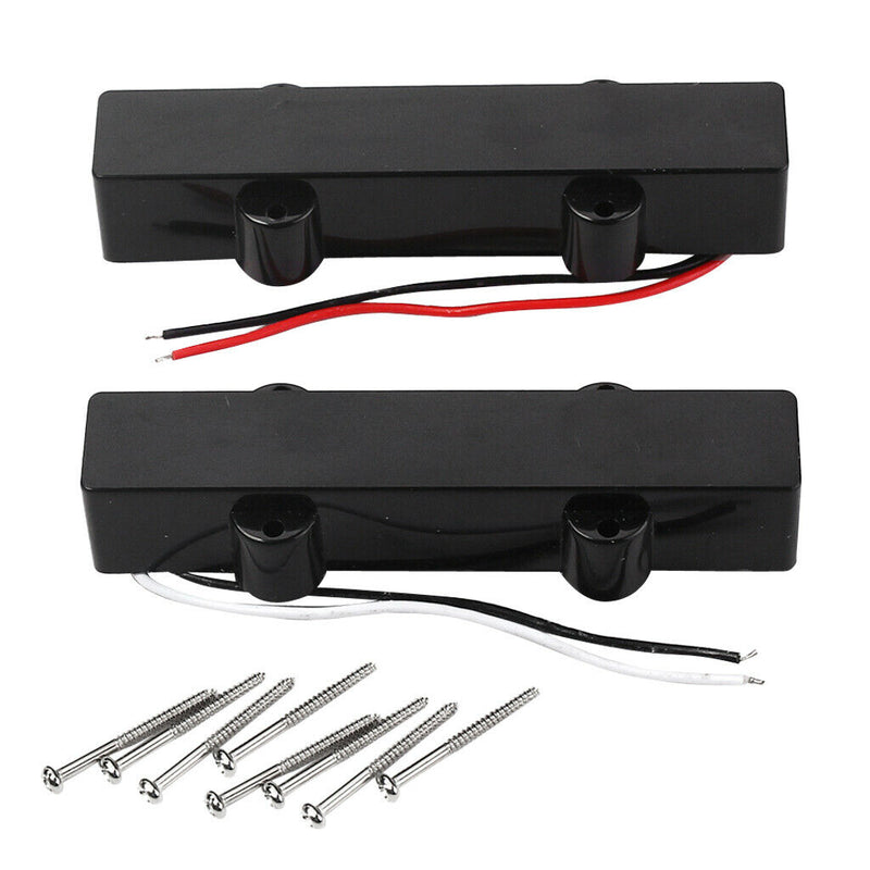 1 Set 5 Strings Electric Bass Pickup Neck Bridge, with Mounting Screws
