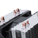 1X(LANSHUO 4 Heat Pipe 4 Wire Without Light Single Fan Cpu Fan Radiator Coo