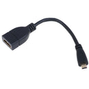 Micro HDMI to HDMI Male to Female adapter Cable connector for HDTV Type D Hn