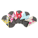 10 lot Organic Charcoal Bamboo Reusable Sanitary Pad Super Absorbent 7 inch