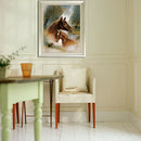 5D DIY Round Drill Diamond Painting Horses Cross Stitch Embroidery Mosaic