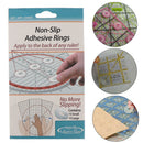Non-slip Adhesive Rings Silicone Grips for Quilt Templates Patchwork Rulers DIY