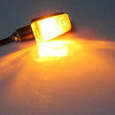 4pcs 12V Universal Motorcycle Turn Signal Indicator Turning Light Lamp Amber ME