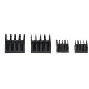 4pcs Black Aluminum Heatsink Cooler Cooling Kit For Raspberry Pi 3/2 /Rpi B+ nME