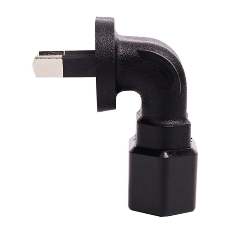 Black AU to EU European Travel Power Charger Adapter Plug Outlet Converter