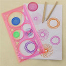 1X Spirograph Geometric Ruler Drafting Tools Stationery For Students Drawing SPH