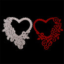 Novelty Hollow Out Heart Cutting Dies Stencils Scrapbooking Card Photo Album M&E