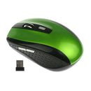 2pcs 2.4GHz Wireless Optical Mouse USB 2.0 Receiver 6Button 1800dpi for PC