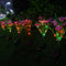 2pcs Solar Lights Ground Buried Light Waterproof Garden Flower Lamp (Pink) A
