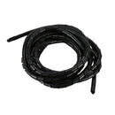 12mm 4M Computer Cable Wrapper Organizer Spiral Wrap Band for PC TV