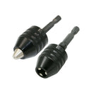 0.3-8mm 1/4 inch Keyless Drill Chuck Screwdriver Impact Driver Adaptor Hex