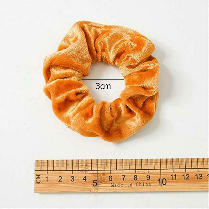 36pcs Velvet Scrunchies Women Elastic Hairband Hair Rings Ponytail Holder