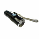 Ultra Powerful LED Torch Rechargeable USB With Beam Focus and Zoom T7W3