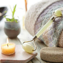 Handmade Jade Roller for Face Skin, Neck and Puffy Eyes- Natural Jade Stone T3W9