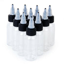 10x Empty  Bottles W/ Twist Cap for Shampoo Paint Green Soap 30ml