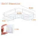 Bathroom Shower Shelf Organizer Punch Free Holder Shampoo Storage Rack
