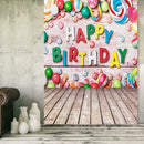 Birthday Background Table Art Clothes Photo Studio Shooting Wall Backdrop Prop