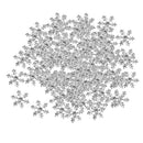 100pcs 14mm Crystal SnowFlake Buttons For Scrapbooking