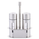 1 Set Spice Pepper Shakers Sugar Salt Condiment Tins Oil Bottle Stainless S L5D2