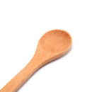 1X Wooden Round Bamboo Spoon Soup Tea Coffee Salt Spoon Kitchen Tool Cutlery Hn