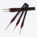 6-Piece Fine Paintbrushes - Detail Paint Brush Set - For Acrylic, Watercolo