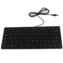 Quiet Small Size 78 Keys Mini MultiEBdia USB Keyboard For Laptop PC Offic lj