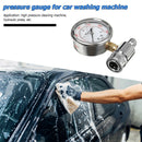 Stainless Steel Pressure Washer Pressure Gauge 6000PSI/40MPa 3/8in Fitting A
