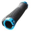 Pair Cycling MTB Bike Bicycle Handlebar Rubber Grips Comfortable Blue I2B4