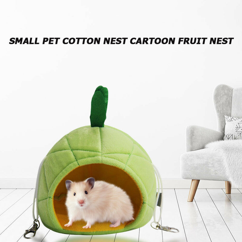 Fruit Guinea Pig Hedgehog Cotton House Pet Squirrel Winter Warm Nest (A) A