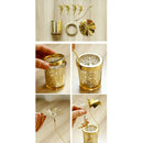 2x Rotating Candle Holder Tealight Candlestick Elf Unicorn New Year Night Light