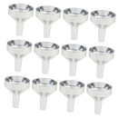 12x Mini Small Aluminum Funnels Perfume Liquid Oil Filling Empty Bottle