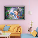Snow Elves Wolf 5D DIY Full Round Drill Diamond Painting Landscape Decor Cr