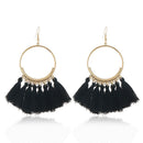 4PCS Womens Fashion Bohemian Earrings Long Tassel Fringe Boho Dangle Jewel EOD