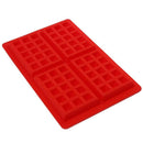 4-Cavity DIY Mini Waffles Cake Chocolate Pan Silicone Tray Mold Baking Moul