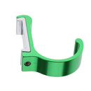 Space Aluminum Single Hook Wall Mounted Coat Clothes Robe Hanger Green