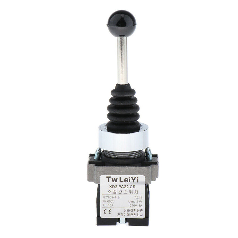 3Pcs 2NO Spring Return Joystick Controller Rotary Rocker Toggle Switch PA12