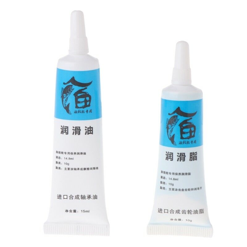 1Set Fishing Reel Lubrication Oil&Grease Lubricating Bearing Maintainence Tackle