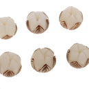 10x Lotus Flower Prayer Loose Beads Bodhi Seed Beads Jewelry Making Findings