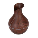 130ml Aroma Essential Diffuser Air Purifier LED Ultrasonic Wood Grain Humidifier