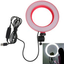 6'' USB LED Selfie Ring Light Studio Photography Makeup Lamps Fill  Bj
