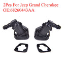 2X Windshield Wiper Washer Sprayer Nozzle For Jeep Grand Cherokee 68260443AA@_3C