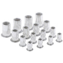 100 x Steel Aluminum Threaded Rivet Nut Inserts Rivnut Nutsert M4/M5/M6/M8 S Bj
