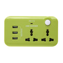 5V 10A UK Plug 3 USB Port Quick Charging Hub Charger Dock Power Strip