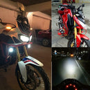 2pcs CNSUNNYLIGHT 1000LM Motorcycle 6LED Headlights Scooter Fog Spotlights A